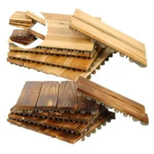 편백나무 조립식 마루 바닥재 18개입 셀프 인테리어