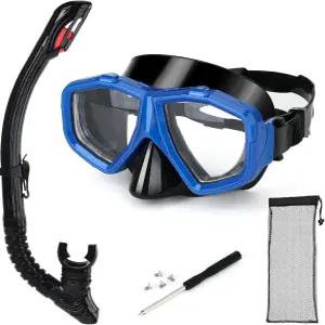 성인 청소년을 위한 교체 가능한 근시 스노클링 장비 근시안 김서림 방지 마스크 스쿠버 다이빙