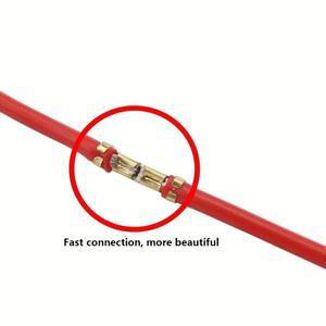 50Pcs 도킹 커넥터 라인 누름 버튼  연결 터미널 배선