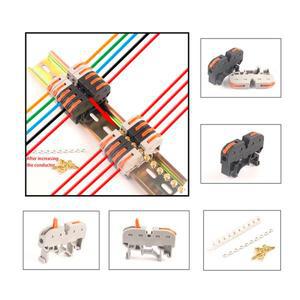 박스형 Din 레일 211 접합  와이어 커넥터 영국 대신  연결 도체 케이블 배선 터미널 블록