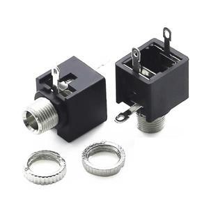 10pcs PJ-301M 3.5mm 여성 오디오 커넥터 3Pin 헤드폰 잭 소켓 모노 채널