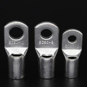 SC2.5/4/6/10/16/25/35/50-4/5/6/8/10/12/14/16 구리 배터리 볼트 구멍 커넥터 와이어 케이블 코드 끝 러그