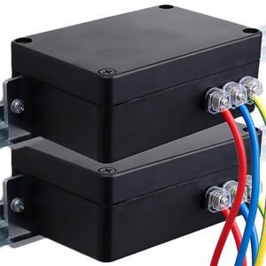 IP66 방수 블랙 접합 상자 플라스틱 전자 프로젝트 기기 케이스 야외 컨테이너 전원 인클로저 도구 용품