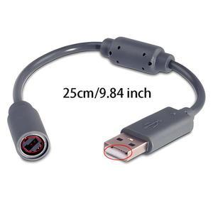 XBOX 호환 호환 360 컨트롤러 케이블 분배기 USB 브레이크웨이 와이어 게임 플레이어 변환 어댑터 라인 커