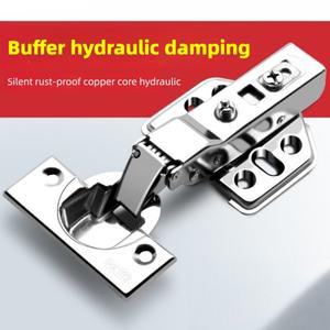 2개입 힌지 냉간 압연 강철 유압 캐비닛 도어 댐퍼 버퍼 부드럽고 조용한 닫힘  찬장 가구용