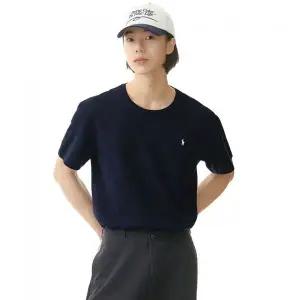 POLO RALPH LAUREN [적립금 5%]리퀴드 코튼 크루넥 슬립 티셔츠 - 네이비 408072