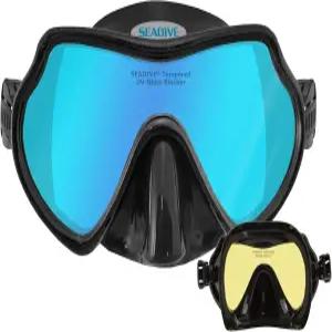 퍼지 밸브가 있는 씨다이브 이글 트루컬러-HD 마스크