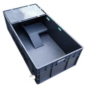 거북이 사육장 플라스틱 소형 하우스 배수 케이지 반수생