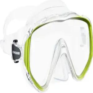 크레시 퍼펙트 뷰 스쿠버 다이빙 순수한 편안한 실리콘 스노클링 마스크 - 다양한 렌즈와 함께 제공 리버티