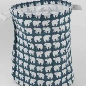 ( )린넨 장난감정리함 바스켓 북극곰 장난감수납함 장난감수납장 장난감수납 아기장난감정리함