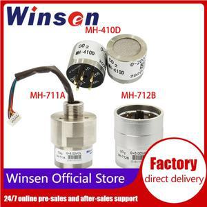 Winsen 산업용 적외선 CO2 센서, 온도 보상 UART, 아날로그 전압 출력, MH-410D MH-711A MH-712B, 5% VOL,