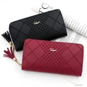 WL 여성 데일리 지폐 동전 넉넉한 수납 장지갑 지퍼 지갑