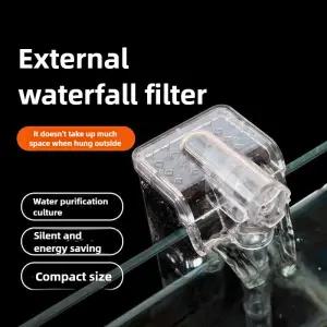 어항 걸이식 미니 여과기 USB 전원 인터페이스 2.5W 유량 30cm 미만 저소음 작동