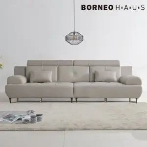 엘리브 센트 4인용 통가죽 소파 4컬러 ss002