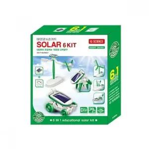 ( )IQ사이언스 태양광 과학 교육 조립 완구 교구 6in1 SOLAR 6Kit 태양열 장난감 학습완구