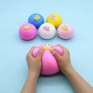 손끝으로 느끼는 말랑 빵쑥이 특대 빵떡말랑이 촉감 장난감 모찌 인형