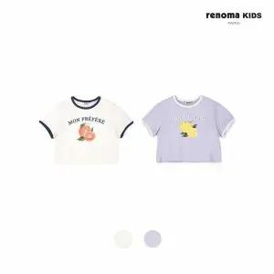 [보리보리/레노마 키즈]여아크롭링거티셔츠(R2622T171)