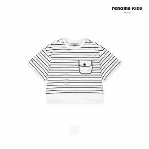 [보리보리/레노마 키즈]여아스트라이프반팔맨투맨(R2622T174_01)