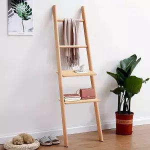스탠드 사다리행거 옷걸이 코너 행거 인테리어 나무