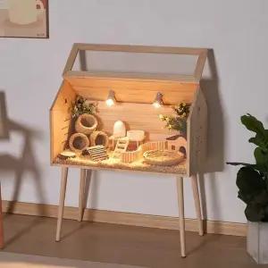 햄스터 빌라 파충류 조경 유추기 목조 메추리 둥지