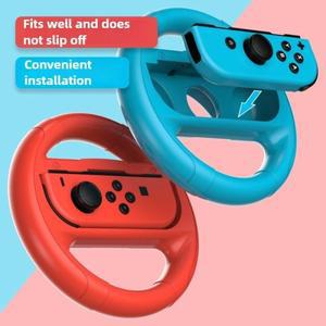 닌텐도 호환 Switch 용 Joy-con 조이스틱 핸들 레이싱 게임 제어 주변 장치 액세서리 Oled 스티어링 휠 그
