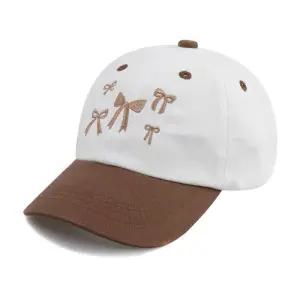 [비치스앤크림_키즈]리본 투톤 볼캡-브라운(Ribbon 2tone ball-cap Brown)