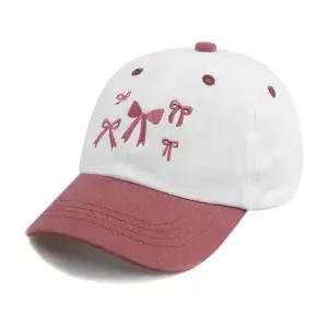 [비치스앤크림_키즈]리본 투톤 볼캡-핑크(Ribbon 2tone ball-cap Pink)