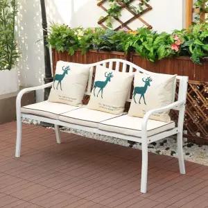 철제 벤치의자 카페 대기 펜션 벤치 운동장