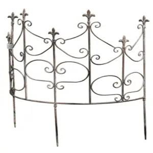 화단 울타리 장미 지지대 넝쿨식물 엔틱 반원형 펜스 만들기 넝쿨지지대 가든 화단울타리