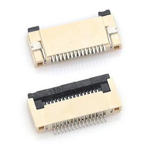 10/50/100개 FPC FFC 플랫 케이블 커넥터 0.5mm 피치 클램쉘 소켓 다양한 핀 수 4P-22P 전자 제품용