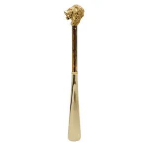 [롯데백화점]파소티 슈혼 골드 라이온 펄브라운 구둣주걱 CSW37PO, 골드