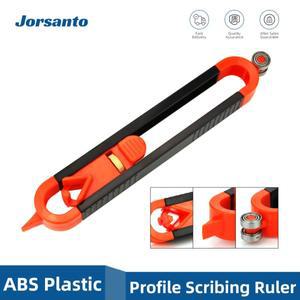 프로파일 스크라이브 눈금자 잠금 장치 윤곽 게이지 조정 가능 목공 도구 측정