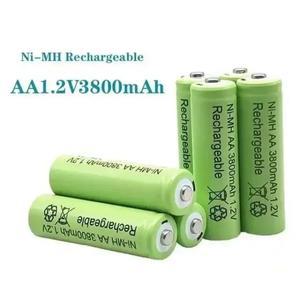 충전식 Ni-MH 배터리, 1.2V AA, 3800mAh
