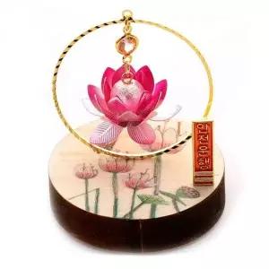 [하프클럽/]불교 액세서리 연꽃 안전운전 불교용품 받침 링