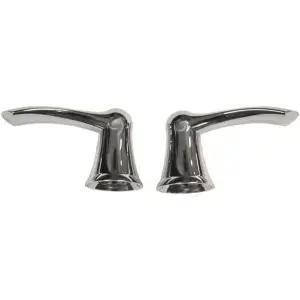 댄코 10422 양손용 미국 표준 싱크대 수도꼭지용 손잡이 쌍 크롬