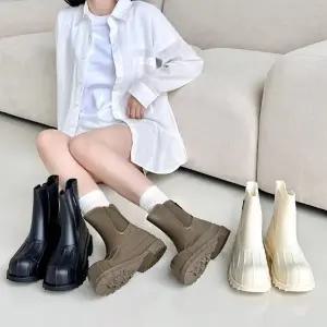 쥬첼시 레인부츠 앵클 숏 장화 SD250633 장화 구두 낚시화 부츠 레인부츠 남녀 장화 레인부츠 여성장화 카