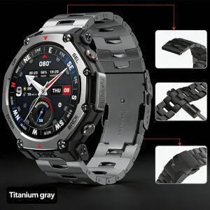Amazfit T-Rex3 Pro 48mm/Helio용 22mm 오라클 티타늄 스트랩 화웨이 워치 5/GT6-5-4 46mm용 팔찌 밴드 편