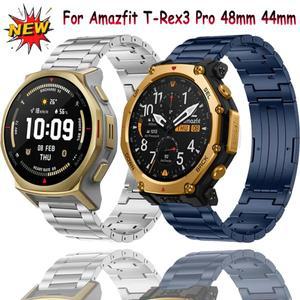 20mm 티타늄 합금 밴드 Amazfit T-Rex3 Pro 48mm 44mm/Balance 2/Bip 6/Helio 내구성 있는 손목밴드 화웨이