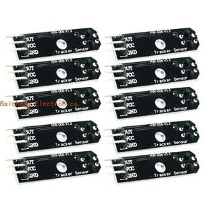 10Pcs TCRT5000 3핀 GPS 모듈 IR 적외선 센서 Arduino 용 라인 반사 트랙