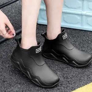 레인부츠 여자 방수신발 패션장화 숏 장마철 장화