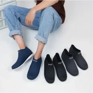 단목장화 남자 장마 플랫장화 레인슈즈 방수신발