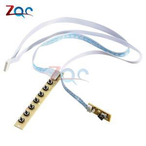 7키 스위치 IR 적외선 원격 모듈 TV V29 V59 에지 키패드 보드 다기능 인터페이스 포함