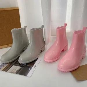 미들 레인부츠 패션장화 장마철 에나멜장화 소프트