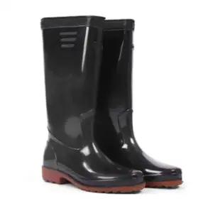 남성용 농사 농촌 청소용 긴 장화 방수 레인부츠 반장화 고무신 미끄럼방지 작업화 낚시 갯벌용
