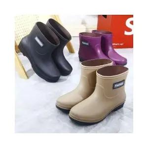 루미나D 발목 장화 여성 미들 레인부츠 패션 슈즈 작업화