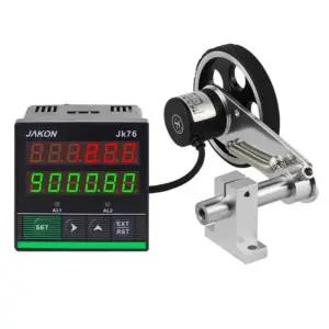 원단 미터기 디지털 계측기 길이 카운터 직물 측정기 받침대 공장용 텍스타일