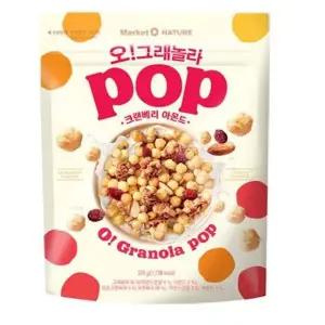 [셀러허브]오리온 오그래놀라 팝 크랜베리 아몬드 370g (S9120523)