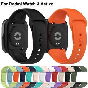 Xiaomi Redmi Watch 3 용 스트랩 화면 보호기가있는 Lite 손목 밴드 액티브 소프트 실리콘 교체 시계