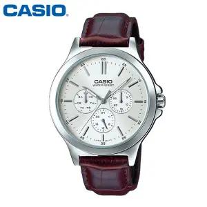 카시오 시계 MTP-V300L-7A 남성용 손목시계 가죽밴드 CASIO 정품