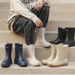 남성용 방수장화 심플 3컬러 가을장화 신발 패션장화 레인부츠 남성